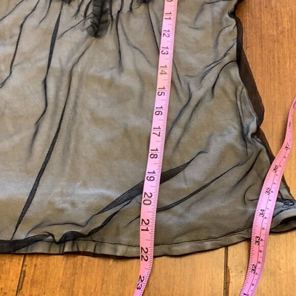 The Limited Tank Top Black Tulle Overlay XS - Picture 6 of 6